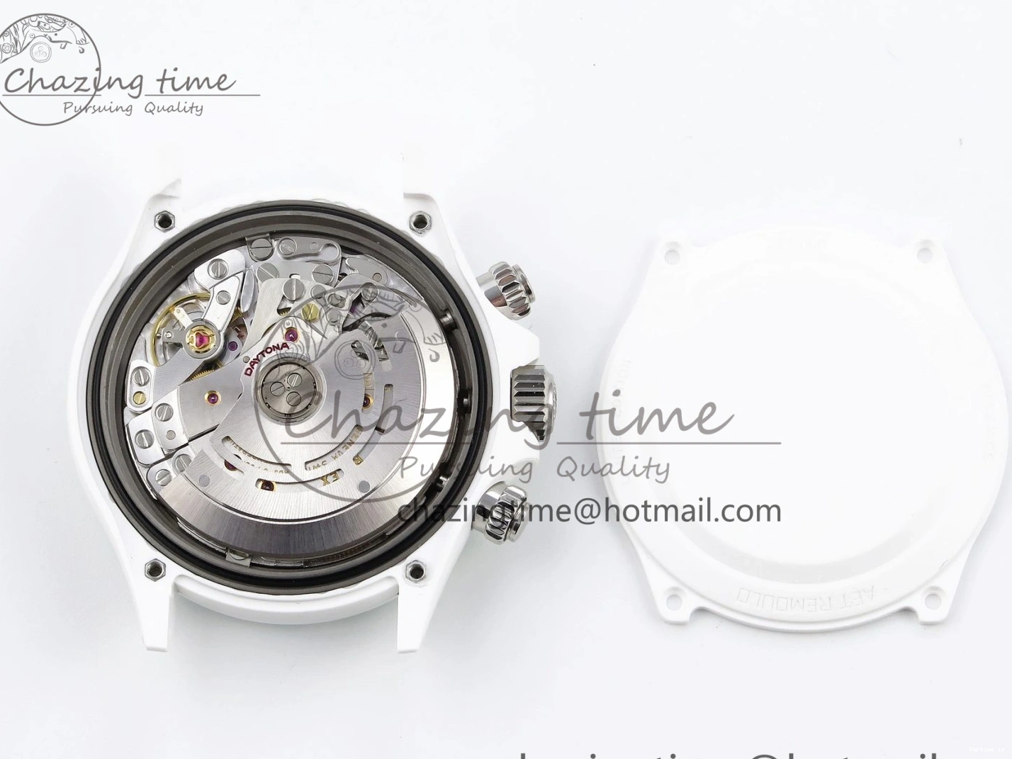 1220 MoistureWicking Daytona AET White Ceramic Case and Bracelet Green Dial SA4130 V 1891